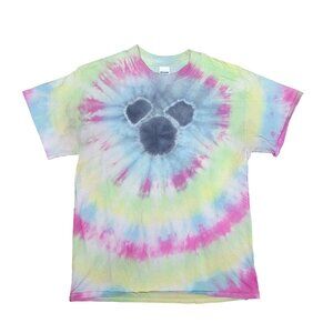 Tie-Dye hand made custom Gildan Heavy Cotton Disney mickey mouse T shirt M